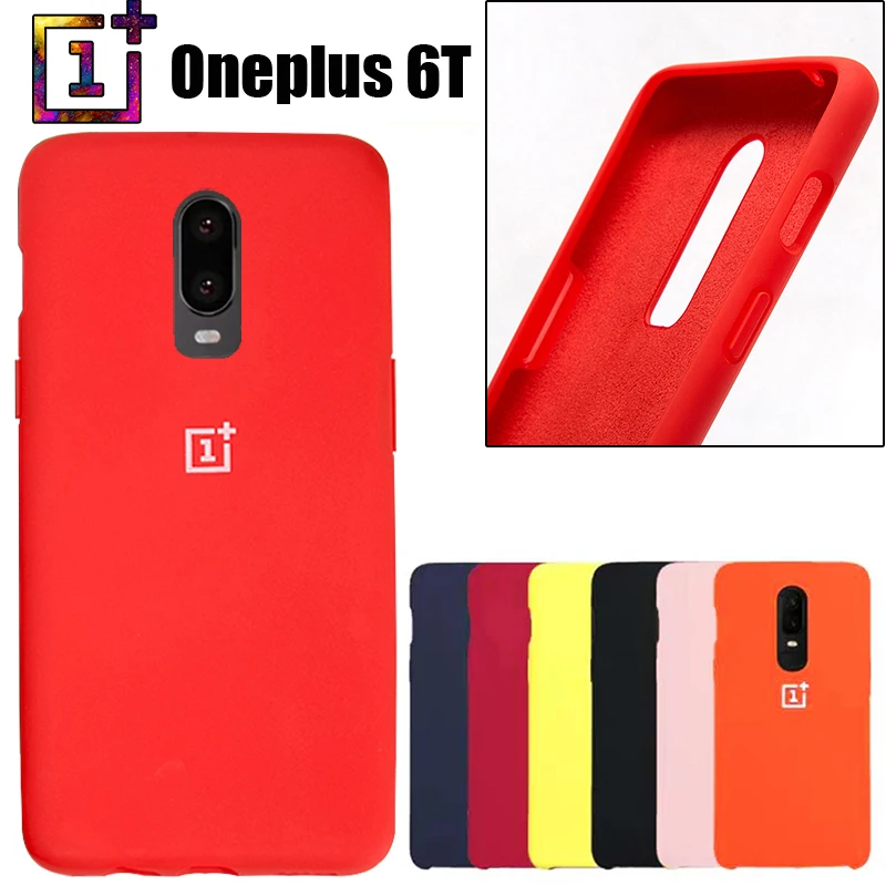 

For Oneplus 7T 6T Case For OnePlus 6 6T 7 7T Pro Soft Liquid Silicon Back Cover Ultra Thin Matte 360 Degree Full Protective case