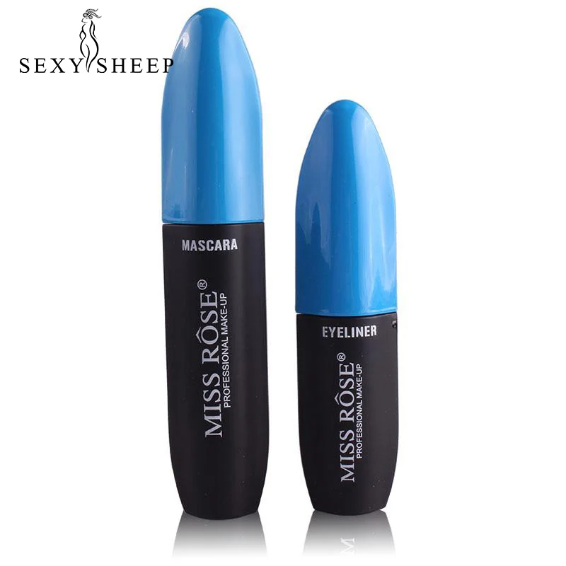 

SEXYSHEEP Brand 2 in 1 Mascara 3D Fiber Makeup Eyelashes Lengthening Waterproof Mascara Volume Express Maquiagem Eyelash