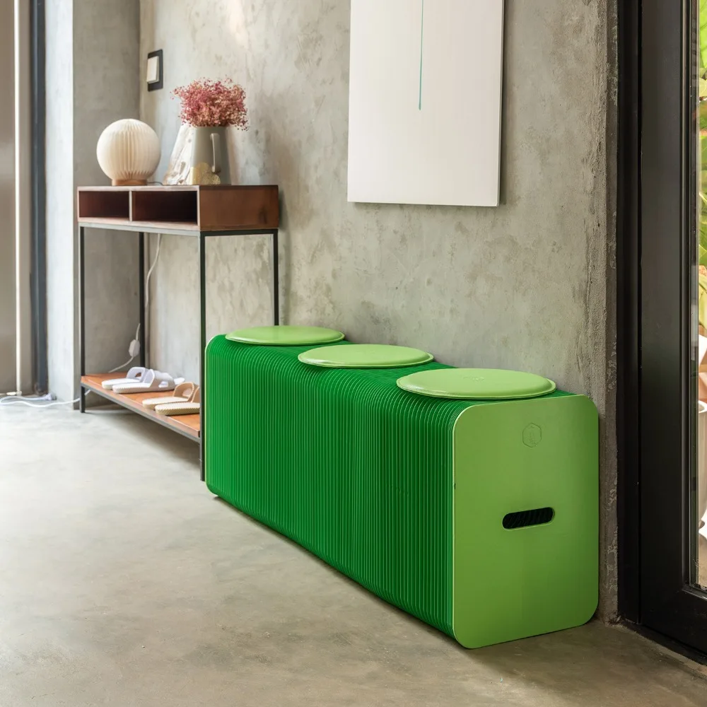 Ihpaper Folding Paper Stool Bench Dining Stools Benches Chair Folding