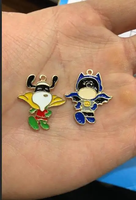 Новые 60 шт. мультипликационные Аниме Мстители Супермен Бэтмен собаки