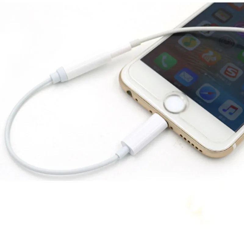 

3.5mm Jack Audio Cable Adapter for IPhone X XR XS Max 8 7 Plus 10 Earphone Aux Splitter Headphone Converter Accessories