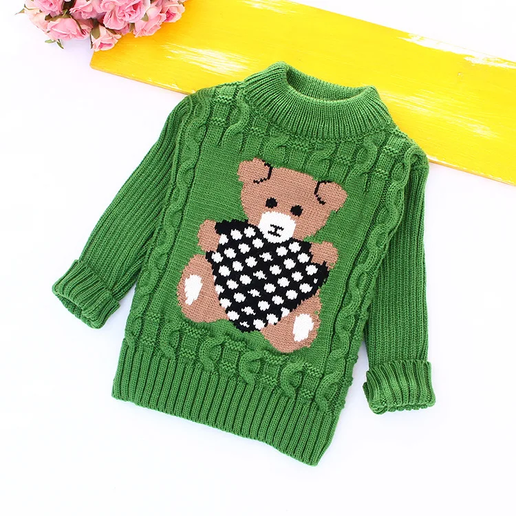 Soft Warm Cartoon Knitted Sweaters For Kids Knitted Pullovers Outwear Cute  Panda Pattern Girls Boys Sweaters Warm Knitwear - Sweaters - AliExpress