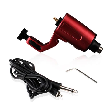 

2019 rotary tattoo machine adjustable pistol strong 10w motor 8000r / m strong stroke drive direct RCA line