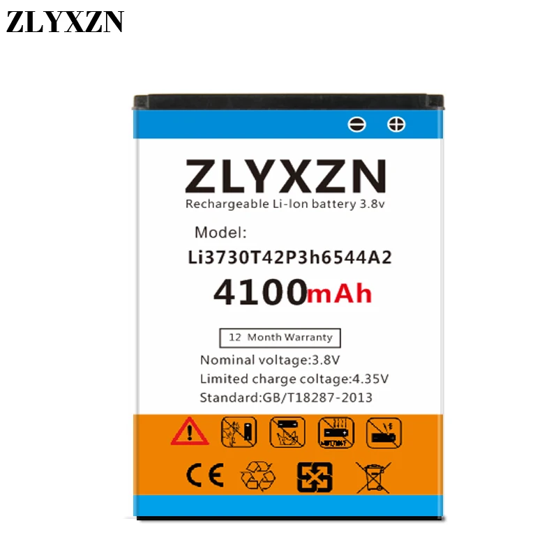 4100 мАч Li3730T42P3h6544A2 Аккумулятор для zte MF286 MF96 MF96U Z289L T-mobile Sonic 2 0 телефона | Мобильные