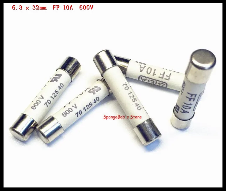 10 x F 125mA  Feinsicherungen Fuse Miniature Glassicher SIBA/ELU 5x20mm 10pcs 