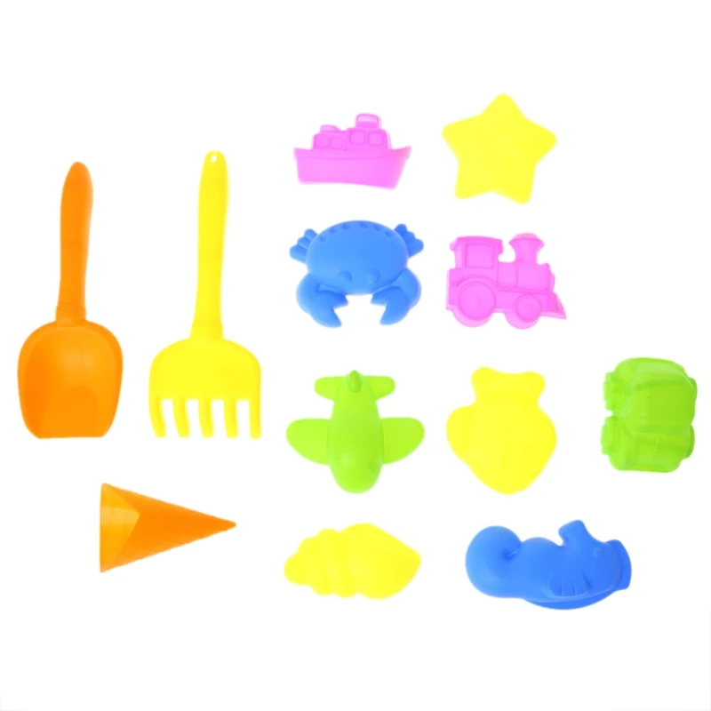 12 шт. крошечные пляж песок инструменты игрушки Строительство Модель Набор для детей Дети Открытый
