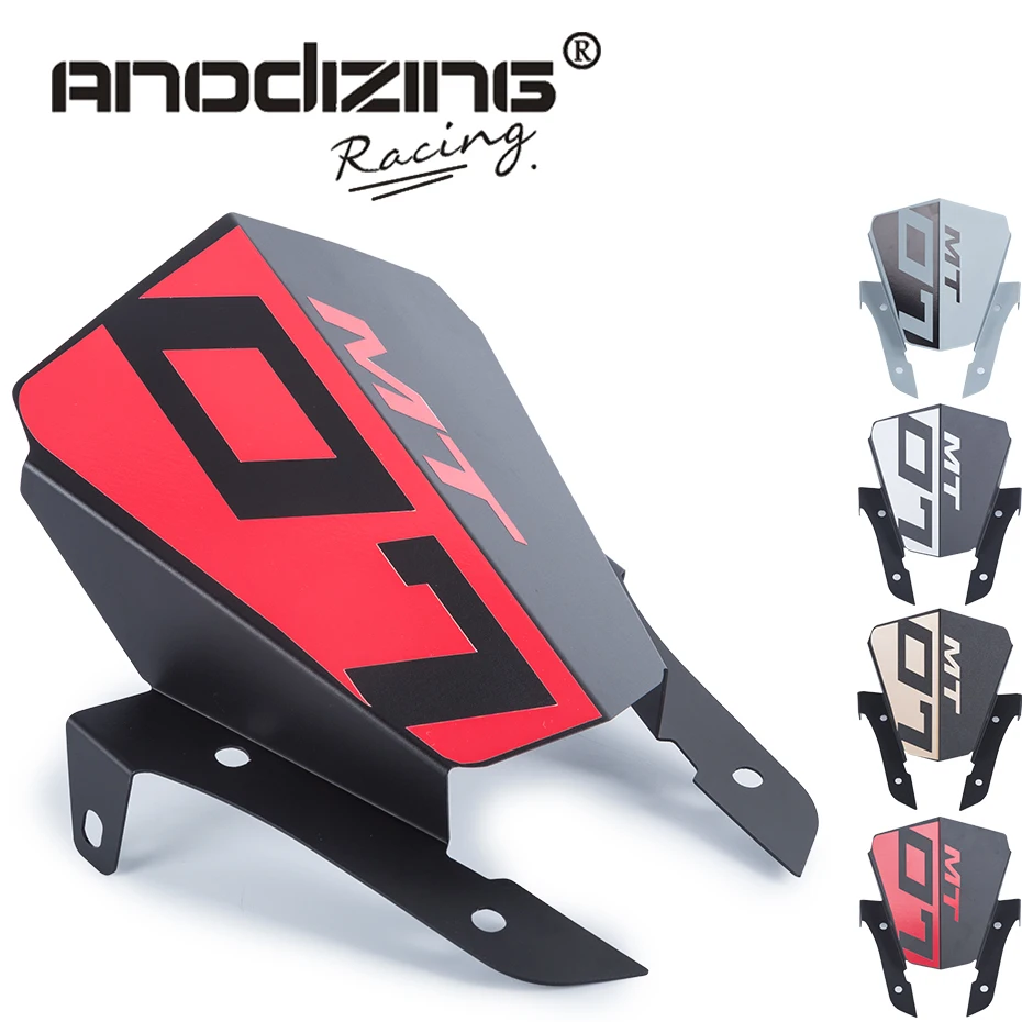 

For Yamaha MT-07 FZ 07 MT 07 2013-2017 Motorcycle Motorbike Windshield Windscreen Aluminum