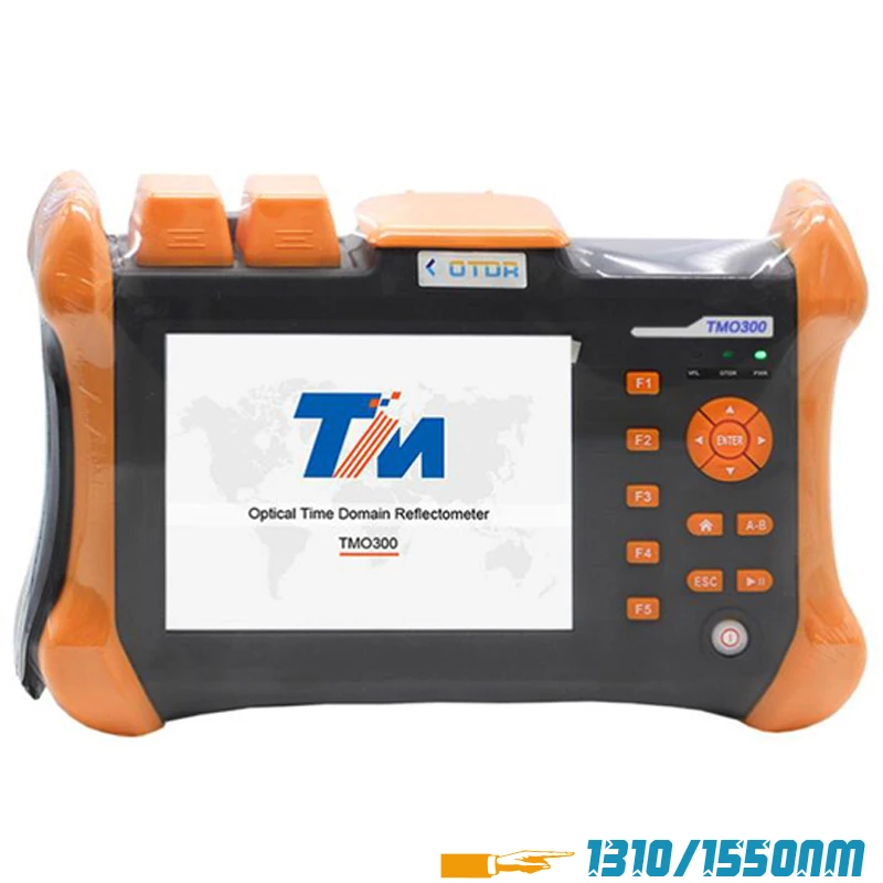Портативный OTDR TMO 300 SM OTDR 1310/1550nm 30/28dB, интегрированный VFL, Сенсорный экран оптический измеритель коэффициента отражения методом временных