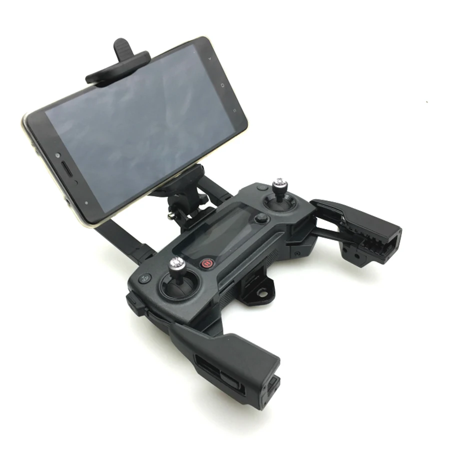 Кронштейн дистанционного управления с 3D печатным держателем для переноски с фиксированным зажимом DJI Drone Mavic/Spark для 50-85 мм передних мобильных телефонов