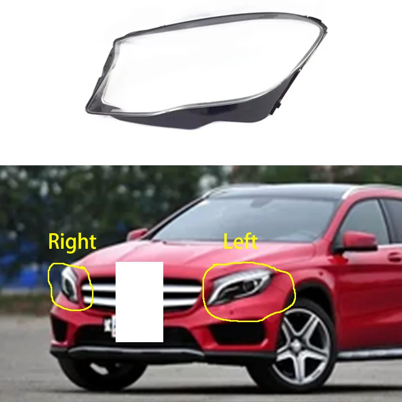 

Car Headlight Headlamp Light Clear Lens Light Covers Case for Benz GLA 2015-2017 headlight retrofit