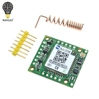 

WAVGAT Smallest GPRS GSM Module Air208 Micro SIM Card Core BOard Quad-band TTL Serial Port compatible SIM800L SIM800C