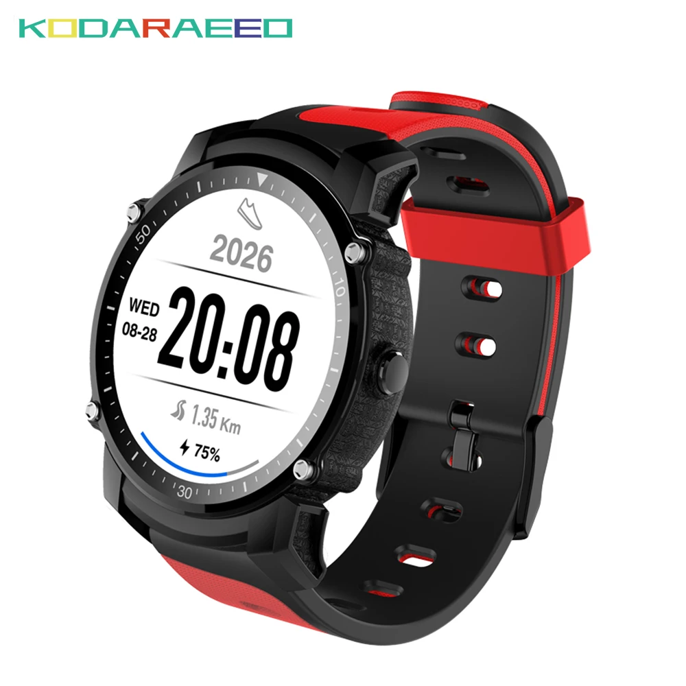 

FS08 Smart Watch Men IP68 Waterproof GPS Sports Fitness Tracker Stopwatch Heart Rate Monitor Wristwatch Clock for Android IOS