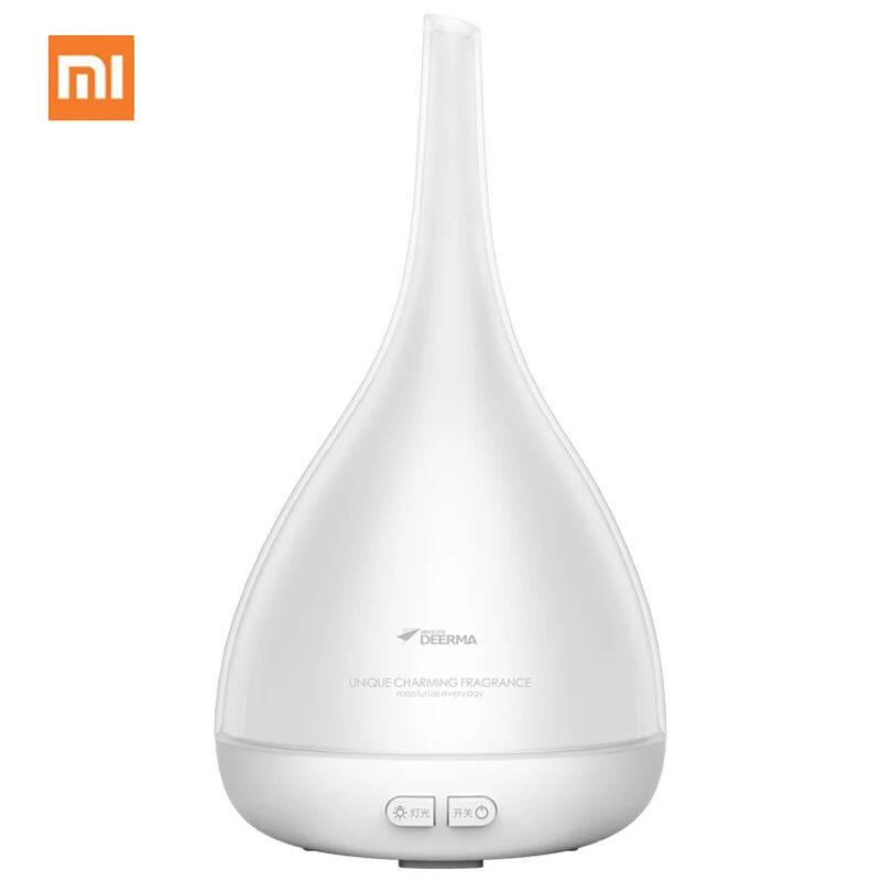 

Xiaomi Mini Air Humidifier Aromatherapy Ultrasonic Mist Maker 7 Color LED Light Vase Shape Home Bedroom Office Aroma Lamps