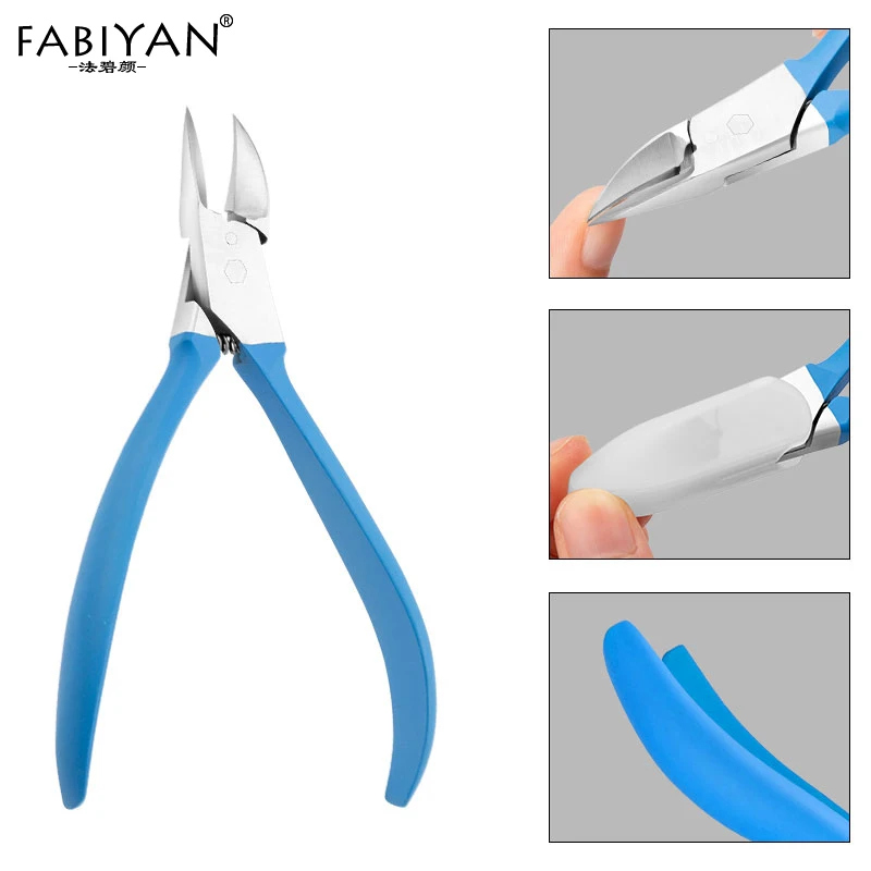 

Nail Art Manicure Nipper Cuticle Scissors Fingernail Toenail Dead Skin Remover Clipper Cutter Pliers Sharp 3 Colors Tool
