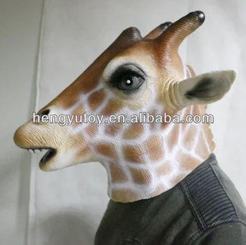

Full Face Party Costume Latex deer Head Mask for fancy costume