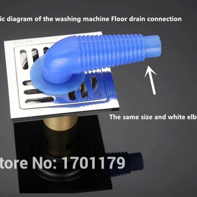 Washing machine drain general silica gel elbow drainage plumbing hose