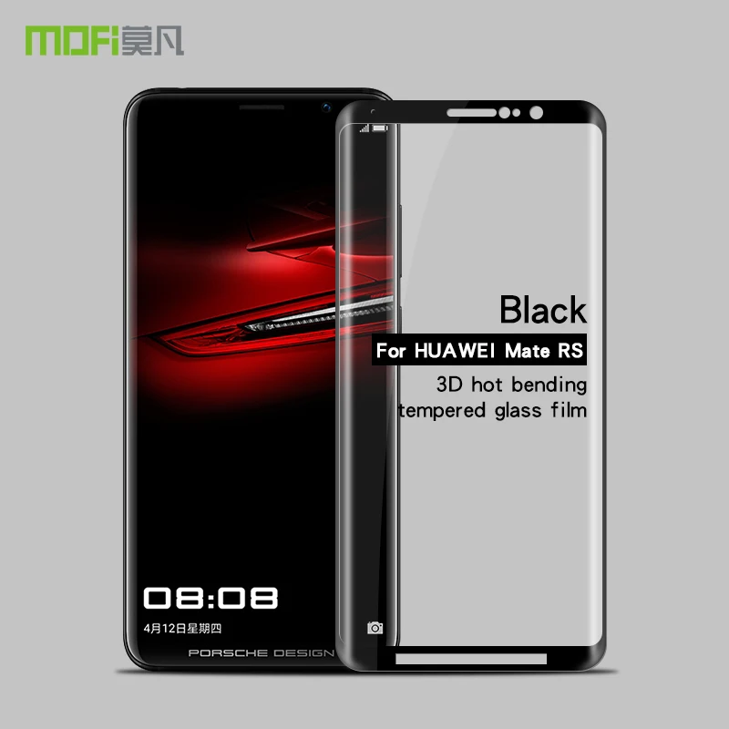 MOFI для Huawei Mate RS закаленное стекло 3D полное покрытие Защита экрана Porsche Дизайн