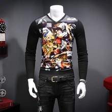 Вкусный цветочный узор 3d печать Модный лоскутный роскошный свитер осень качество мягкий удобный плюшевый свитер мужской M-3XL