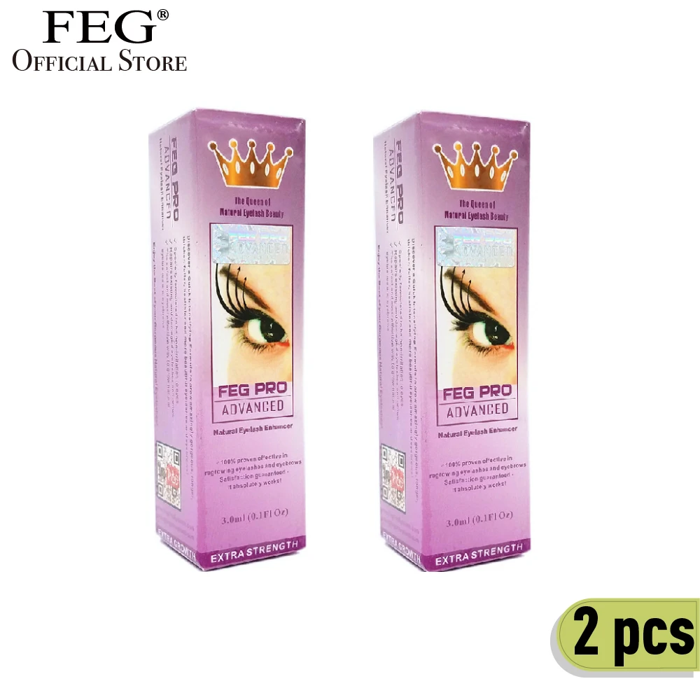 

FEG Pro ADVANCED Eyelash Enhancer 2014 version Ukraine FEG eyelash growth liquid 3ml serum 2pcs