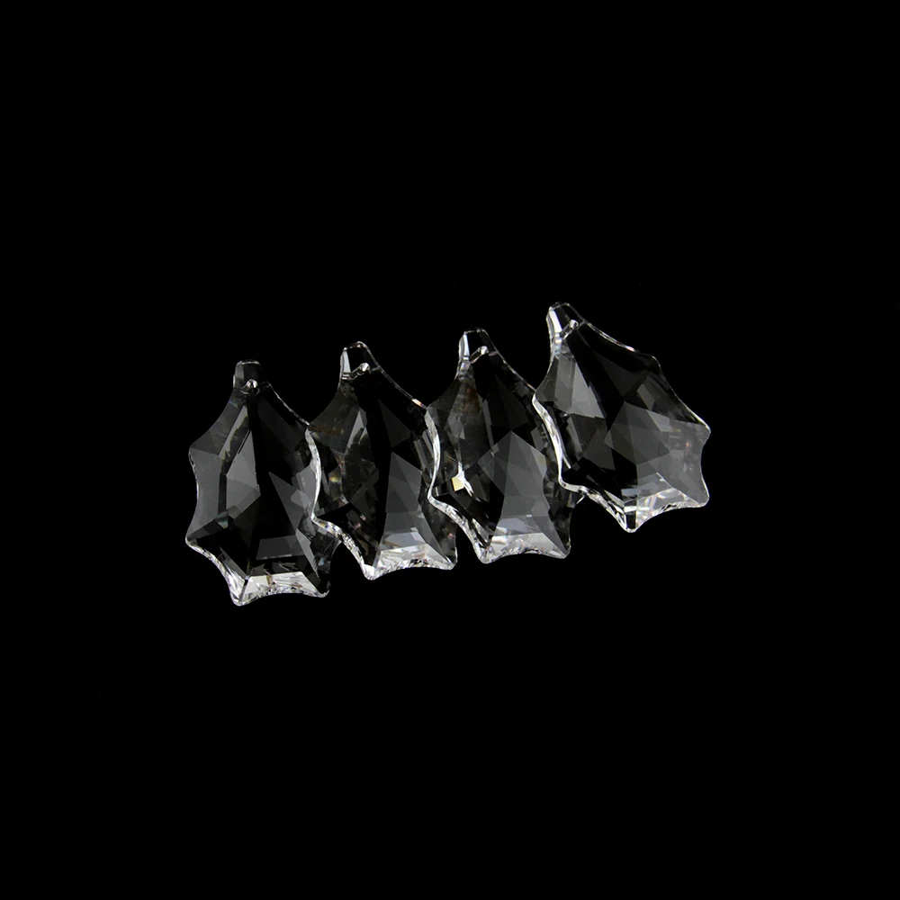 Chandelier Glass Transparent 5pcs/Lot 76mm Crystal Glass Chandelier Part Lamp Prism Pendant Free Shipping
