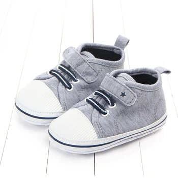 

Cotton Canvas Rubbe sole baby shoes Newborn Baby Boys Girls First Walkers Shoes Infant Toddler Soft Soled Anti-slip Baby Shoes