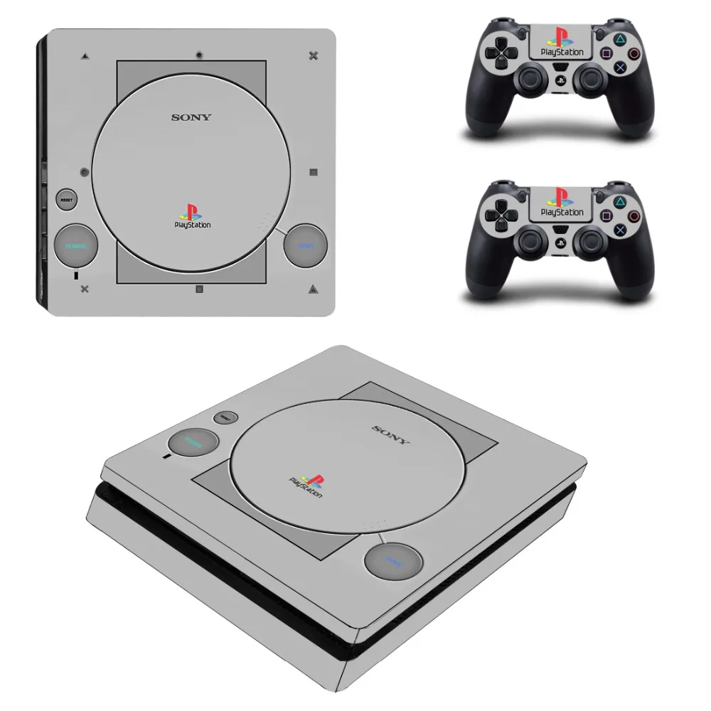 Чистый Цвет Белый Черный индивидуальный дизайн PS4 тонкая кожа Наклейка виниловая для Playstation 4 Slim и 2 контроллера PS4 Кожа Наклейка