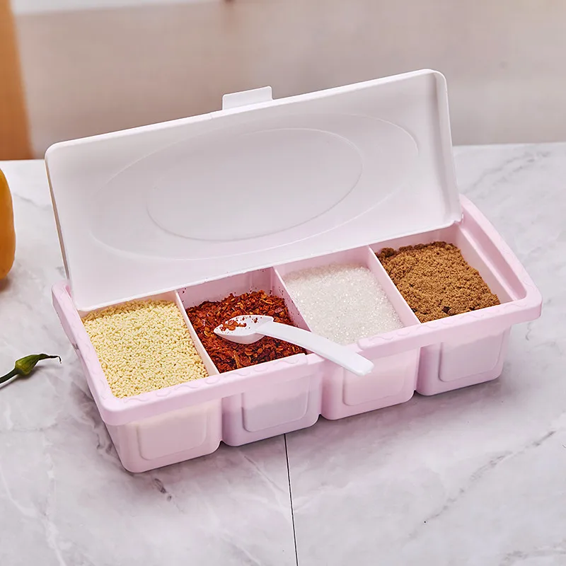 

Onme Spice Jar Kitchen Seasoning Box Kitchen Spice Storage Bottle Jars Transparent Salt Pepper Cumin Powder Box Tools