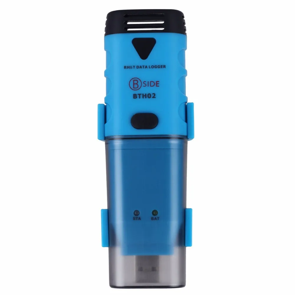 

Bside Bth02 Waterproof Two Channel Temperature Humidity Dew Point Data Logger With USB Interface