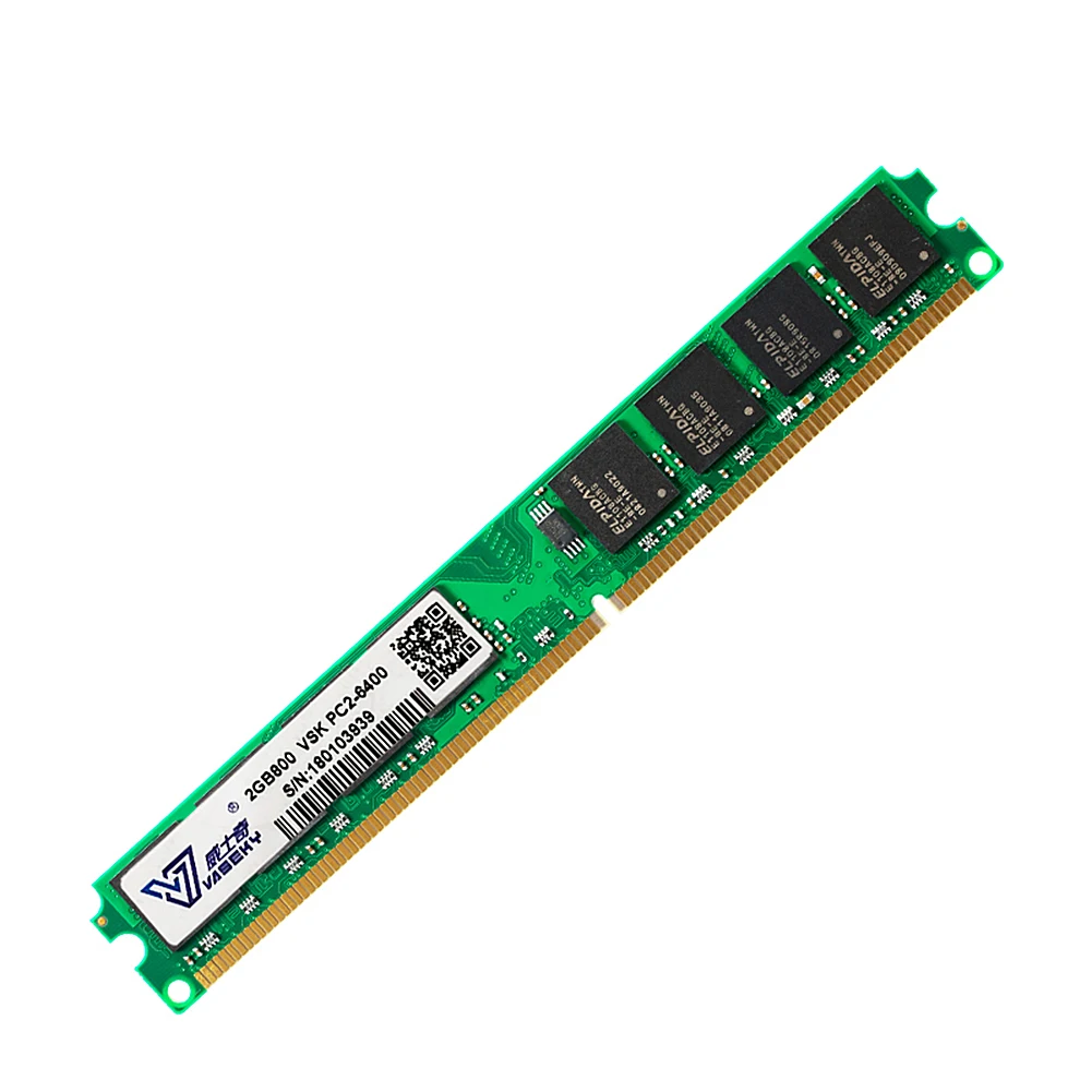 

Vaseky Ram DDR2 2GB 800 MHz Desktop Memory Ram 240pin 1.5V sell PC-DDR2-2G800 New DIMM