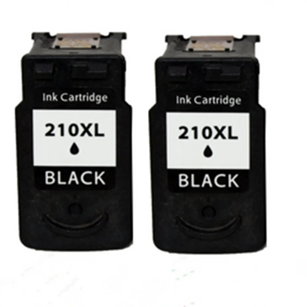 2 Black Remanufactured Ink Cartridges For Canon PG 210 XL 210XL PG210 Pixma MP495 MX320 MX330 MX340 MX350 MX410 MX420 In From