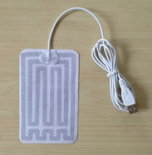 

5pcs 5 v USB heating cloth USB Feer piece 8 * 13 cm