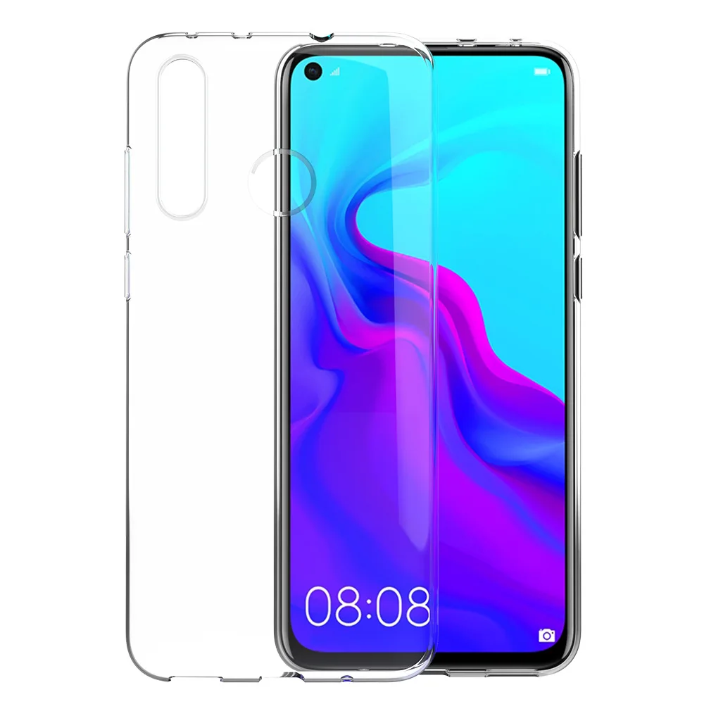 10 шт./лот Huawei Mate 20 P30 Pro lite Nova 4e Honor View V20 чехол тонкий мягкий ТПУ Силиконовый гель