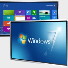 84 98 дюймов TFT led lcd Full HD сенсорная интерактивная панель дисплей ТВ компьютер все в одном ПК Цифровая вывеска киоск компьютер