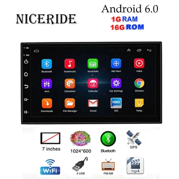 

2 Din Android Car Multimedia Player head unit GPS Navigation BT FM USB wifi No dvd Car 2 DIN Radio
