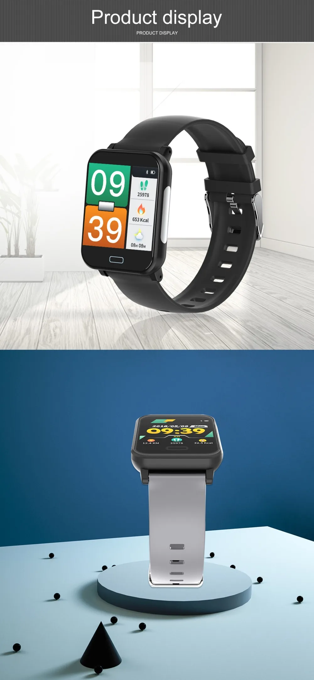 ECG Смарт-часы E33 для мужчин фитнес контроль сна трекер Водонепроницаемый спортивный браслет для женщин смарт-браслет для iPhone Xiaomi