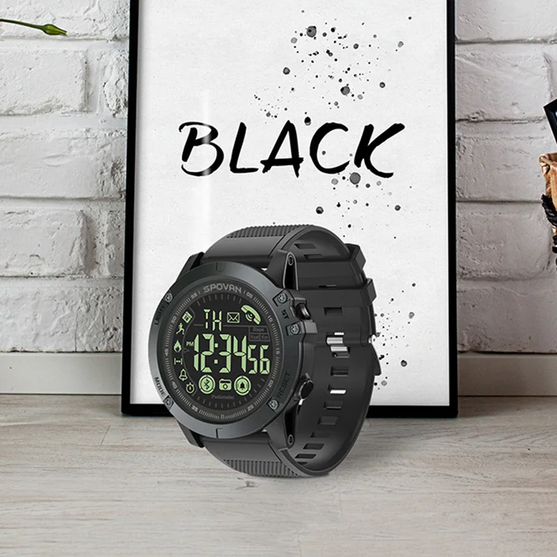 Men Digital Sports Smart Watch with Pedometer Calorie Counter Stopwatch Clock Alarm for Android iOS GY88