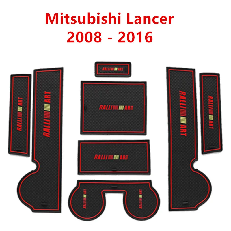 Противоскользящие ворота Слот резиновый коврик подставка под чашку для Mitsubishi