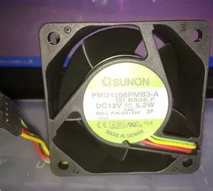 SUNON богатство 6038 12 в 5 2 Вт для вентилятора охлаждения сервера Dell s PMD1206PMB3-A- |