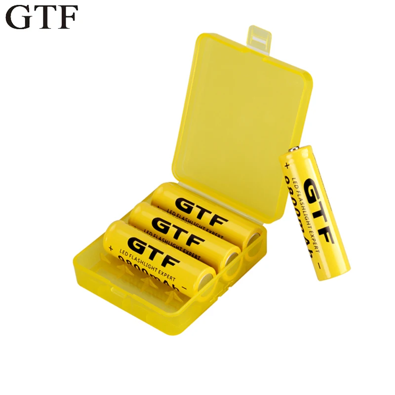 GTF батарея коробка для хранения чехол 4x18650 батареи ящики держатель прозрачный