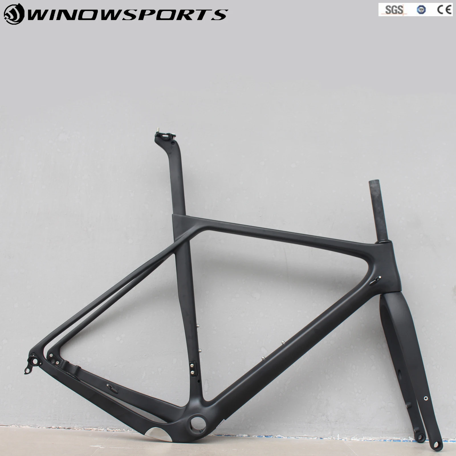 carbon Gravel bike Carbon Road MTB Full Bicycle Frame Cyclocross Disc With Thru Axle 142*12 | Спорт и развлечения