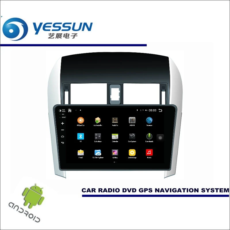 Cheap YESSUN Car Android Player Multimedia For Toyota Corolla 2006~2013 Radio Stereo GPS Nav Navi Map ( no CD DVD ) 10.1" HD Screen 2