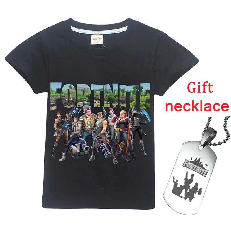Fornite игровой рубашки детская футболка fnaf/Детские большой одежда для мальчика с