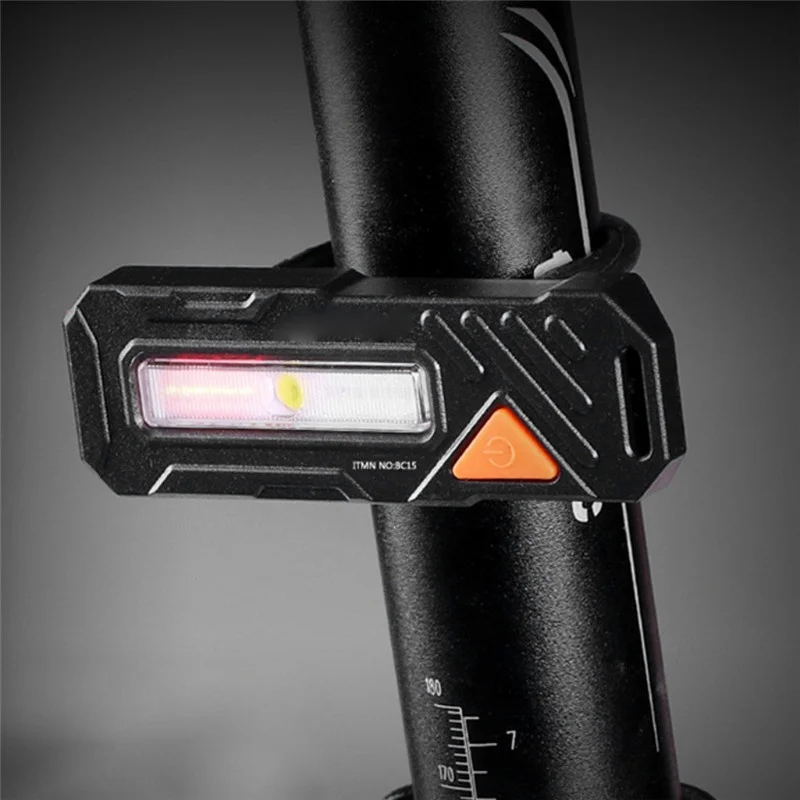 Перезаряжаемый светодиодный USB задний фонарь для горного велосипеда задний катафот задний фонарь для велосипеда COB Предупреждение ющие фары для езды ночью