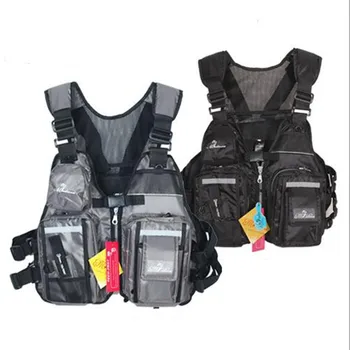 

Life Jacket Fishing Report Fly Fishing Vest Jacket Sea Outdoor Sports Multi-pocket Deaigned for Professional/Amateur fisherman