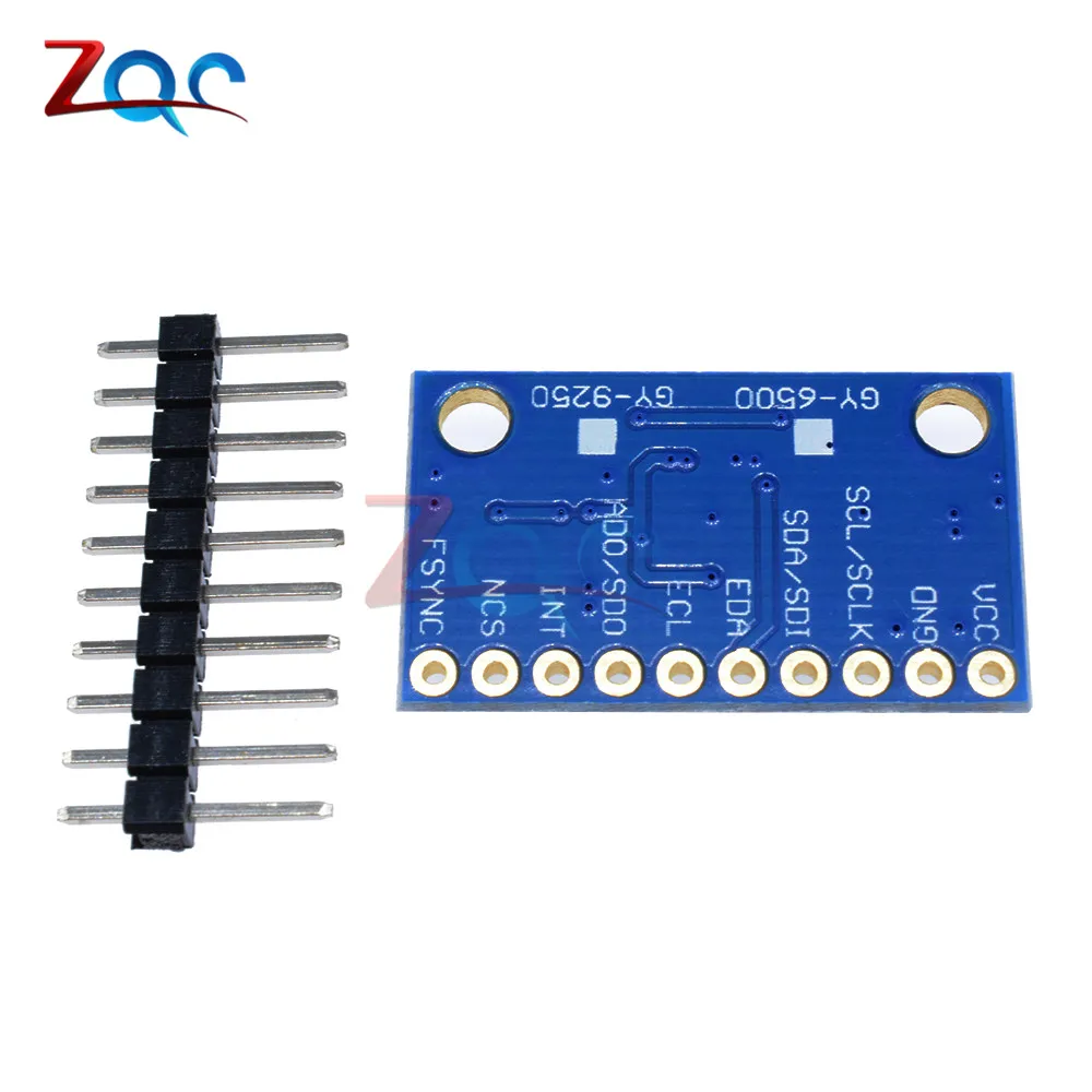 SPI интерфейс межсоединений интегральных схем/I2C GY-9250 MPU 9250 MPU-9250 9-позиция оси гироскопа ускоритель магнитометр Сенсор борту модуль MPU9250 3-5 V Мощность