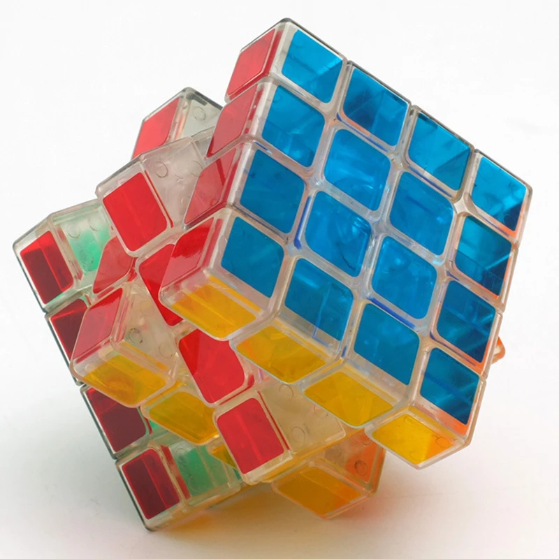 Магический 2x2 3x3 4x4 кубик Профессиональный соревнование скорость головоломка Кубики Игрушки для мальчиков Дети cubo magico светящиеся игры для детей