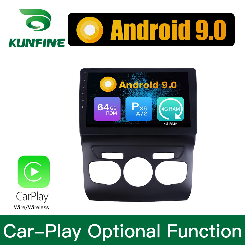

Android 9.0 Ram 4G Rom 64G PX6 Cortex A72 Car DVD GPS Multimedia Player Car Stereo For Citroen C4L 2013 2014 2015 2016 Radio