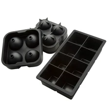 Teenra 8 Силиконовые Ice Cube 4 ice ball форма силиконовая Cube Лотки формы ice cube силиконовые чайник Сфера прессформы виски