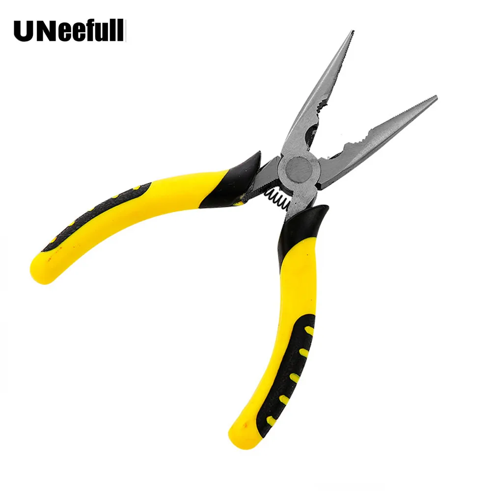 UNeefull 6 inch Electronic Pliers Needle Nosed Pliers Multi function