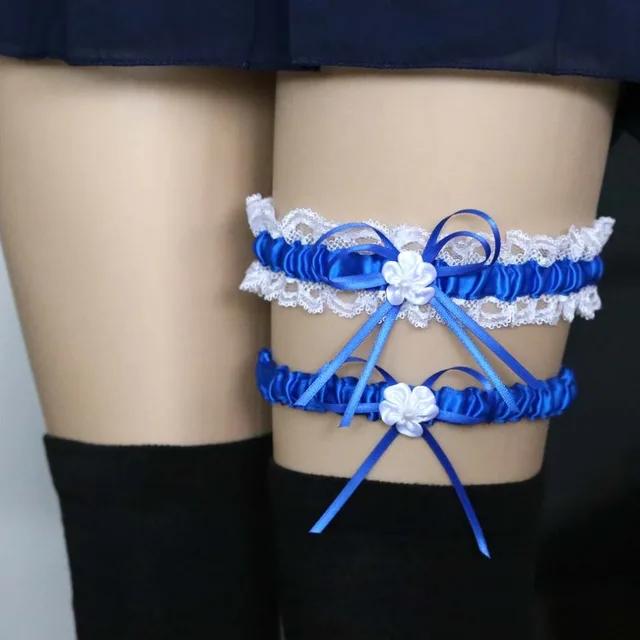 Soft Bowknot Garter Stockings Leg Ring 2